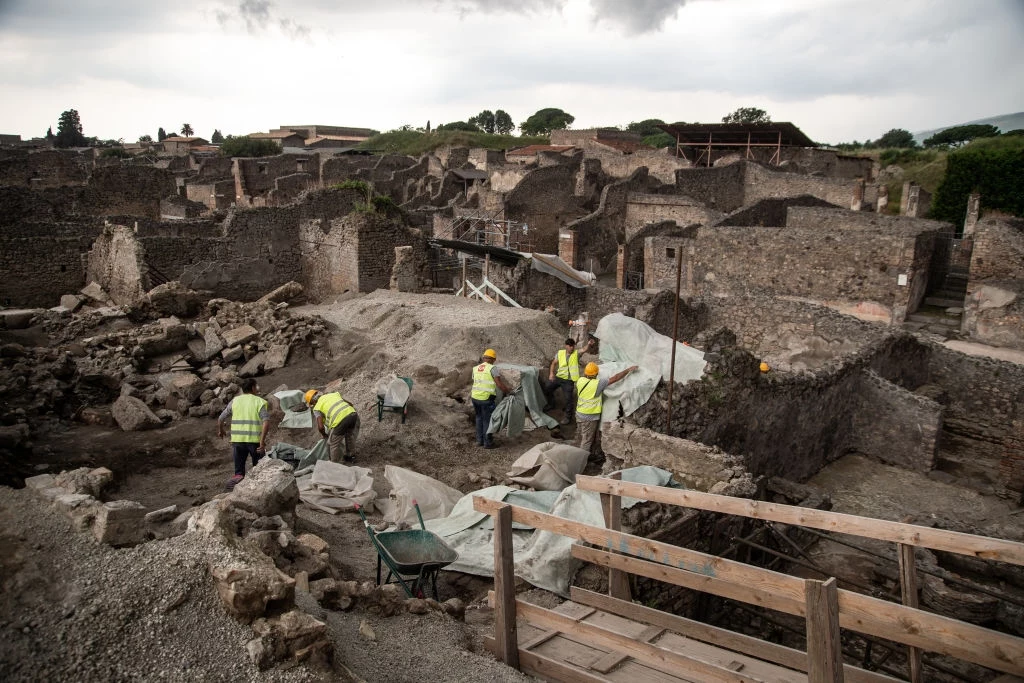 Badania archeologiczne w Pompejach w 2023 r. 