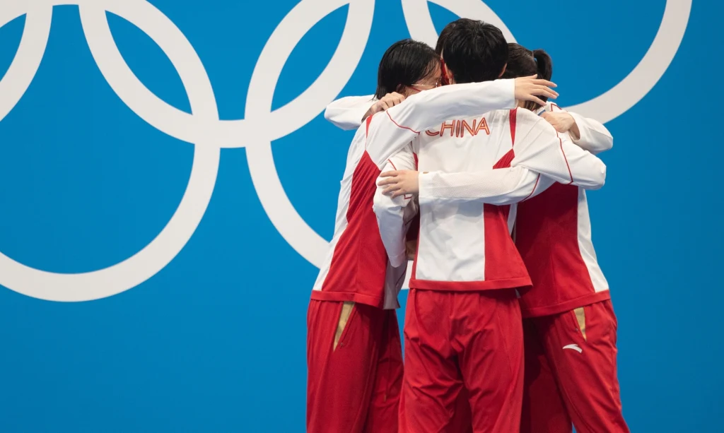Chińscy pływacy na igrzyskach olimpijskich w Tokio