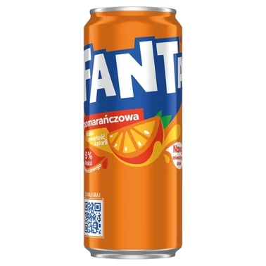 Fanta Napój gazowany o smaku pomarańczowym 330 ml - 0