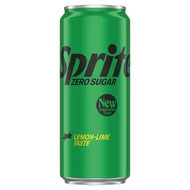 Sprite Zero Sugar Napój gazowany o smaku cytrynowo-limonkowym 330 ml