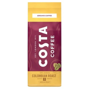 COSTA COFFEE Colombian Roast Medium Roast Kawa palona mielona 200 g - 1