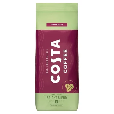 COSTA COFFEE Bright Blend Medium Roast Kawa ziarnista palona 1 kg - 1