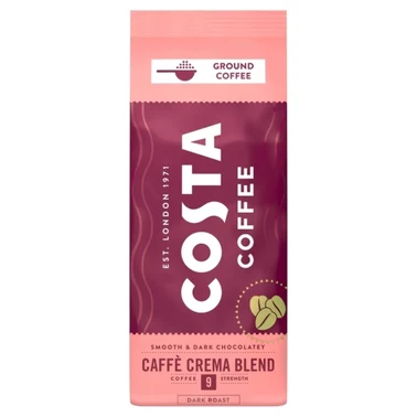 COSTA COFFEE Caffé Crema Blend Kawa palona mielona 200 g - 1