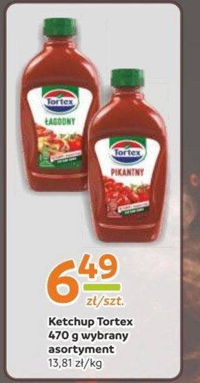 Tortex Ketchup pikantny 470 g niska cena