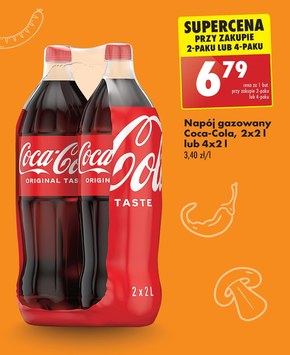 Napój gazowany Coca-Cola niska cena