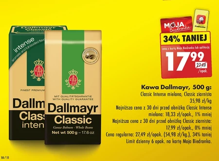Dallmayr Classic Kawa mielona 500 g