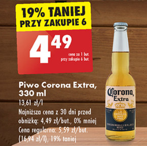 Corona Extra Piwo jasne 335 ml niska cena