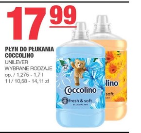 Coccolino Blue Splash Płyn do płukania tkanin koncentrat 1450 ml (58 prań) niska cena