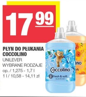 Coccolino Blue Splash Płyn do płukania tkanin koncentrat 1450 ml (58 prań) niska cena