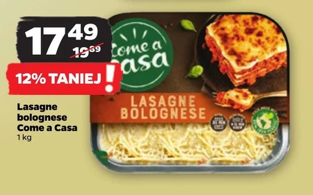 Come a Casa Lasagne Bolognese 1 kg