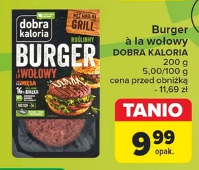 Dobra Kaloria Roślinny burger à la wołowy 200 g niska cena