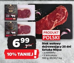 Stek wołowy Sztuka Mięsa niska cena