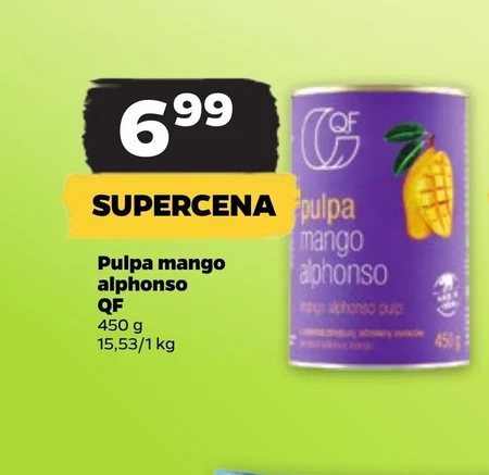 QF Pulpa mango alphonso 450 g