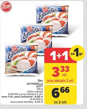 Zott Zottarella Classic Ser mozzarella 125 g niska cena