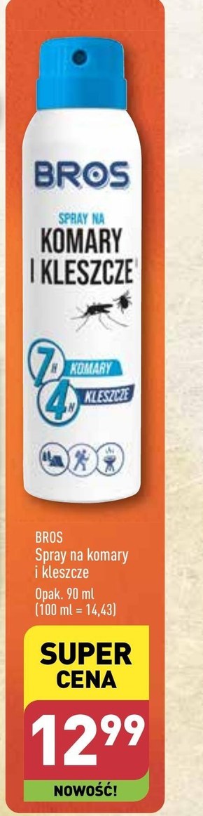 Bros Spray na komary i kleszcze 90 ml niska cena