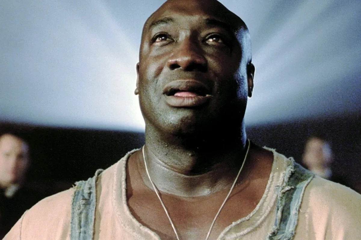Michael Clarke Duncan w scenie z "Zielonej Mili"