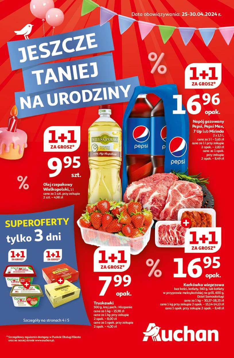 Gazetka promocyjna Auchan Hipermarket - wygasła 6 dni temu