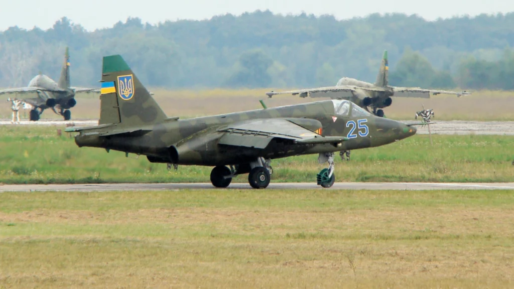 Samolot szturmowy Su-25 w Siłach Powietrznych Ukrainy