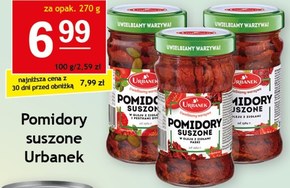 Urbanek Pomidory suszone w oleju z ziołami 270 g niska cena