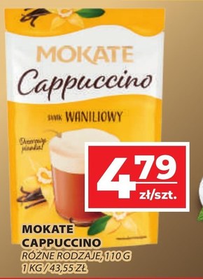 Mokate Cappuccino smak waniliowy 110 g niska cena