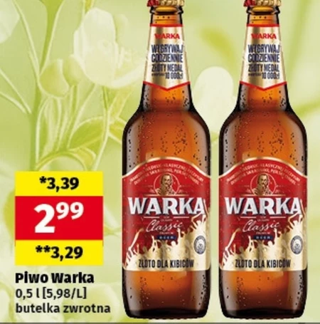 Warka Classic Piwo jasne 500 ml