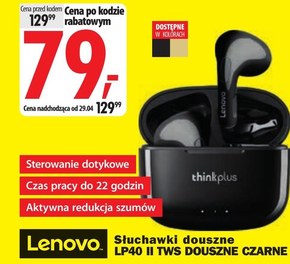 Słuchawki bluetooth Lenovo niska cena
