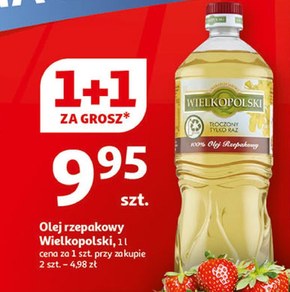 Wielkopolski Olej słonecznikowy 1 l niska cena