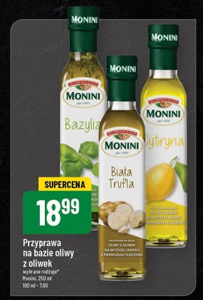 Monini Przyprawa na bazie oliwy z oliwek cytryna 250 ml niska cena