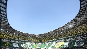 Kibice Lechii Gdańsk podczas meczu z Legią Warszawa w 2015 r.