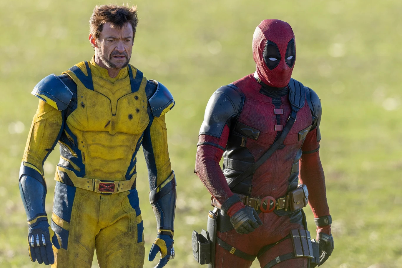Hugh Jackman i Ryan Reynolds na planie "Deadpool & Wolverine"