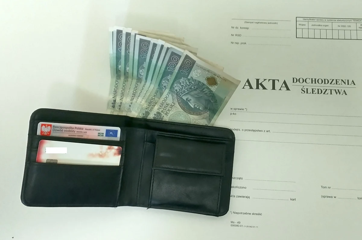 Portfel 19-latka odzyskany przez radziejowskich kryminalnych.