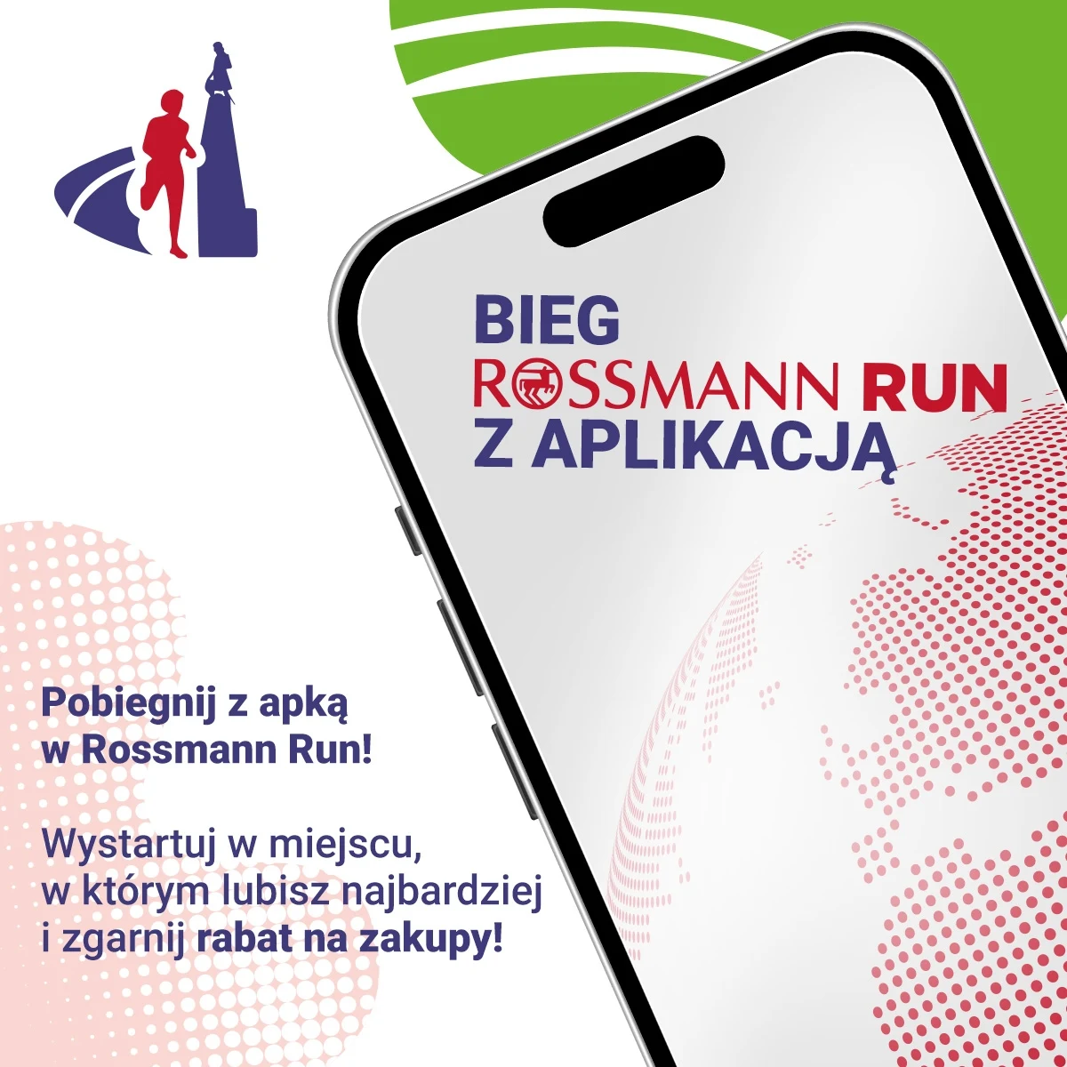Pobiegnij z aplikacją Rossmann i zgarnij 50% rabatu na zakupy! 