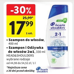 Head & Shoulders Classic Clean Codzienny Szampon Przeciwłupieżowy 400 ml. Efekt świeżości niska cena