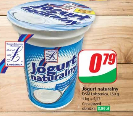 Jogurt naturalny OSM Łobżenica
