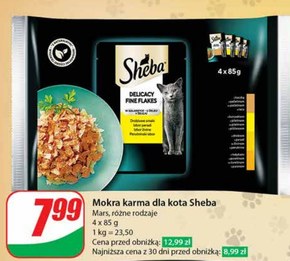 Sheba Nature's Collection Karma dla dorosłych kotów w galaretce drobiowe smaki 340 g (4 x 85 g) niska cena