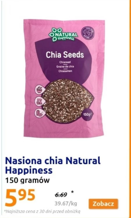 Nasiona chia Natural Happiness