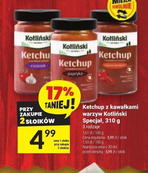Ketchup Kotliński Specjał niska cena