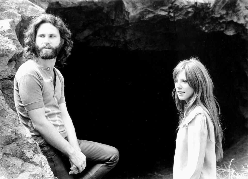 Jim Morrison (The Doors) i Pamela Courson w 1969 r.