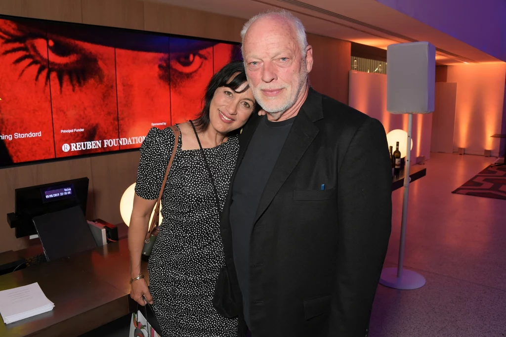 Polly Samson i David Gilmour w 2019 r.