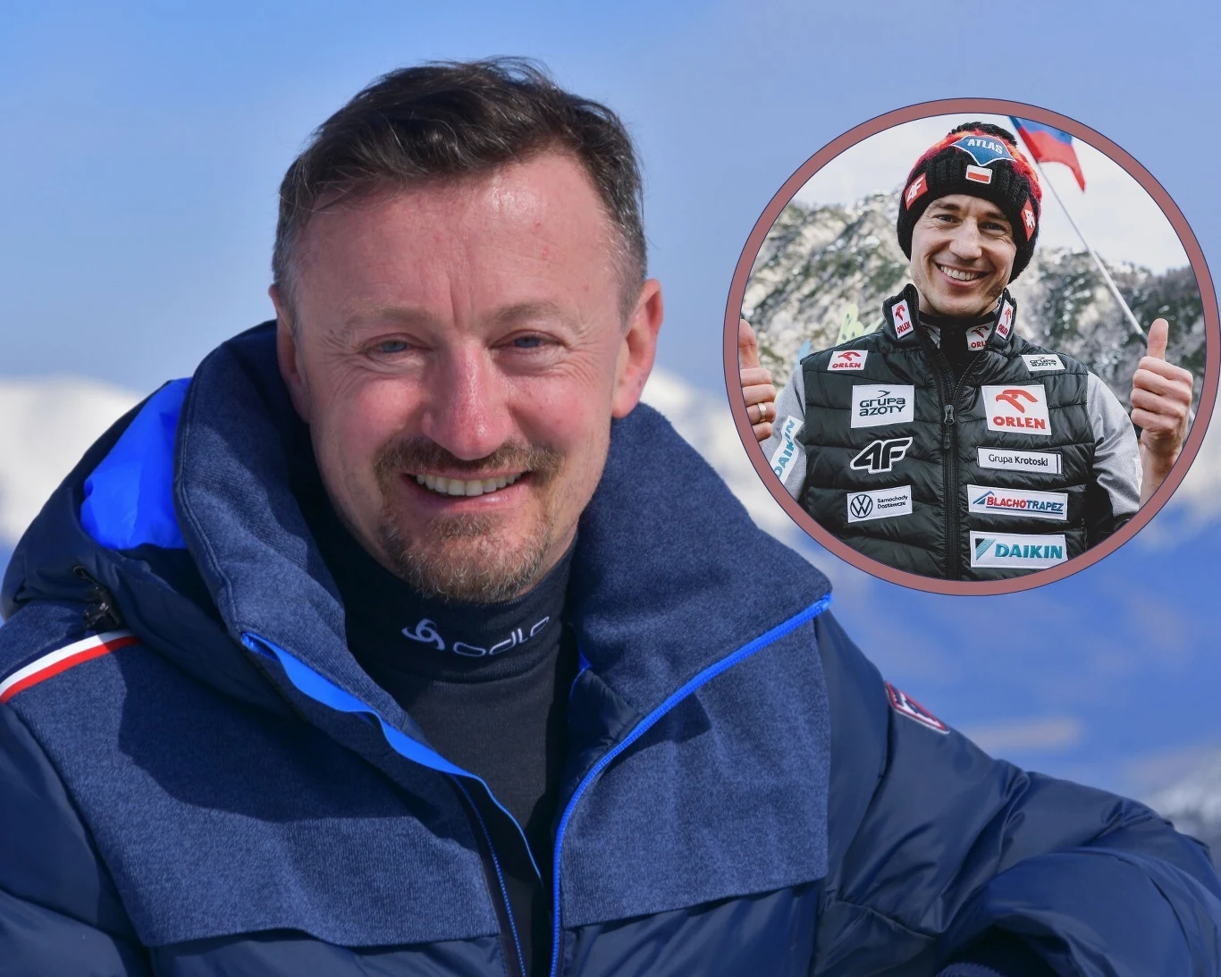 Adam Małysz i Kamil Stoch Adam Małysz i Kamil Stoch