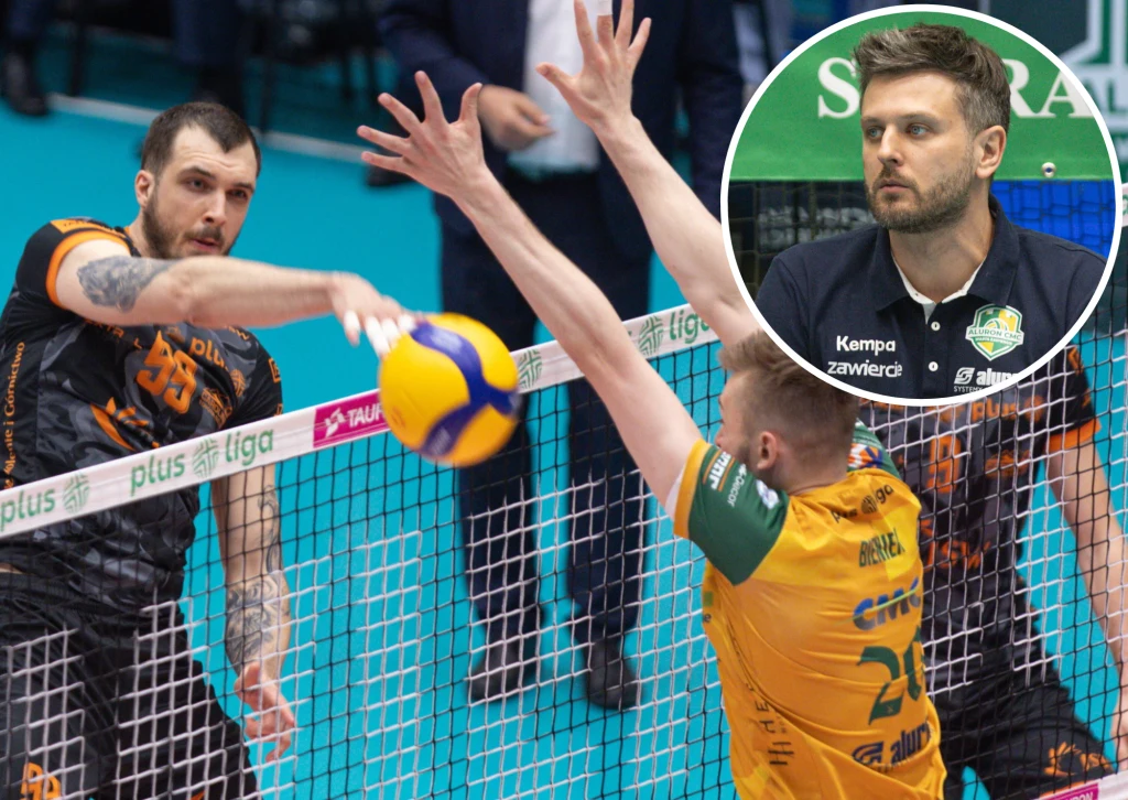 Norbert Huber był jednym z bohaterów Jastrzębskiego Węgla. Michał Winiarski (w kółku) ma o czym myśleć przed drugim meczem