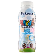 Bakoma Bakuś Shake & Fun Napój mleczny o smaku gumy balonowej 230 g 