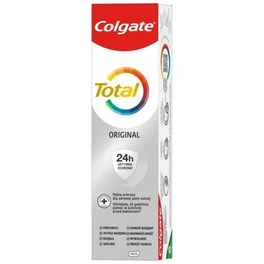 Colgate Total Original multiochronna pasta do zębów z fluorem, miętowa 75 ml - 1