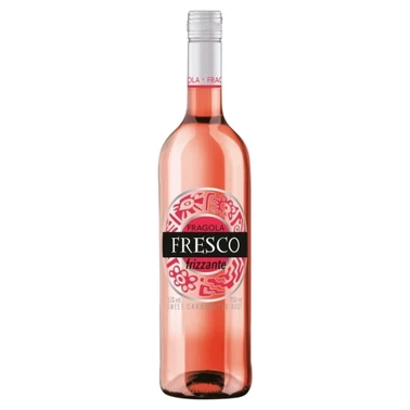 Fresco Frizzante Wino owocowe słodkie półmusujące gazowane polskie truskawka 750 ml - 1