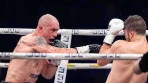 Michał Cieślak tutaj w walce z Wenezuelczykiem Juanem Diazem