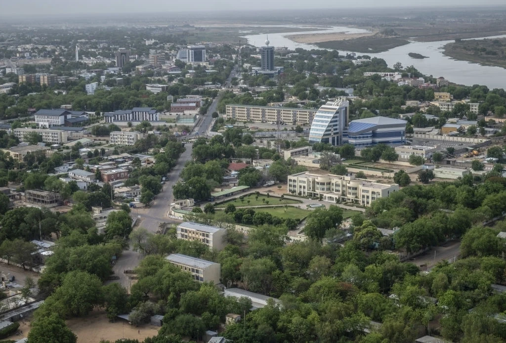 Widok na stolicę Czadu, Ndżamenę