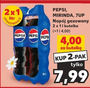 Pepsi-Cola Napój gazowany 3 l (2 x 1,5 l) niska cena