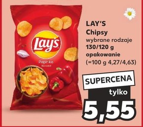 Lay's Chipsy ziemniaczane o smaku kraba 130 g niska cena