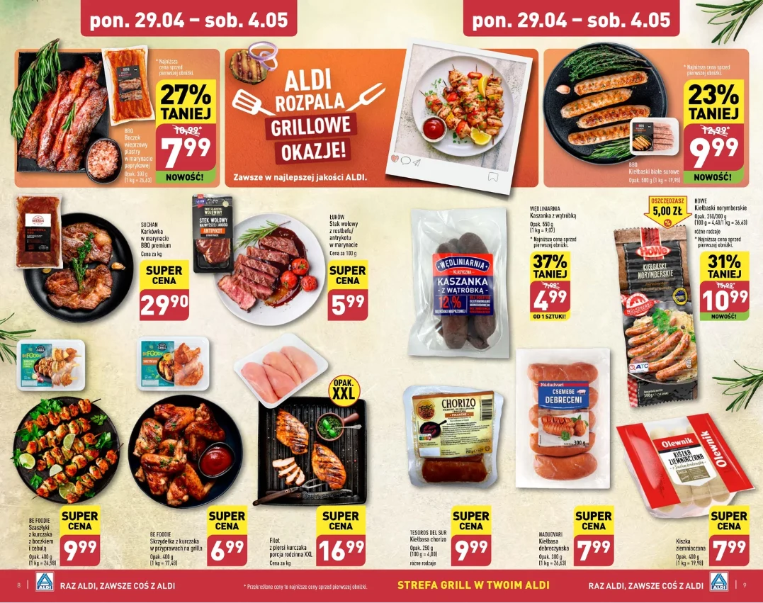 Oferta na grilla w Aldi! 