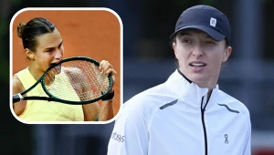 Tenis. Na zdjęciu Aryna Sabalenka oraz liderka rankingu WTA - Iga Świątek